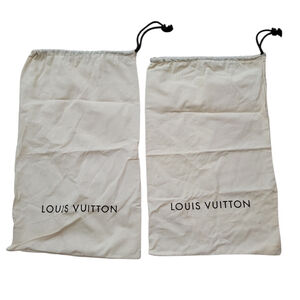 Louis Vuitton Lot Of 2 Dustbags Size 11" X 17" Authentic